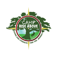 Camp rise above logo